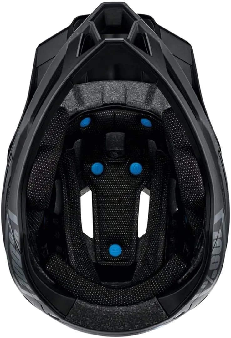 100% Trajecta All Mountain/Endurance Mountain Bike Helmet - Lightweight & Breathable MTB Smartshock Cycling Helmet w/Visor and Chin Bar