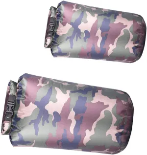 12L & 6L Camo Waterproof Dry Bag - Roll Top Compression Sack for Kayaking Beach Rafting Boating Hiking Camping Fishing