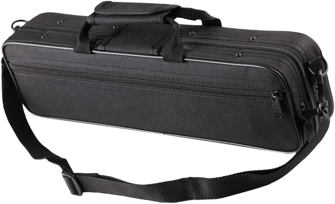 16-hole Flute c Case Lightweight Flute Shoulder Bag Padded Carry Bag for Flute Ergonomic Design for Wife Friend Mother