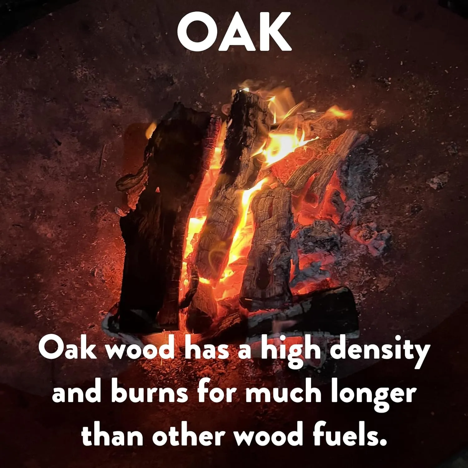 18 LB. Oak FireWood Log & Fatwood Fire Starter Sticks, Firewood Fire Logs Perfect Firestarters for Outdoor Firepit, Fireplaces, Campfires, Seasoned Wood Logs for Outdoor Grilling by Billy Buckskin Co.