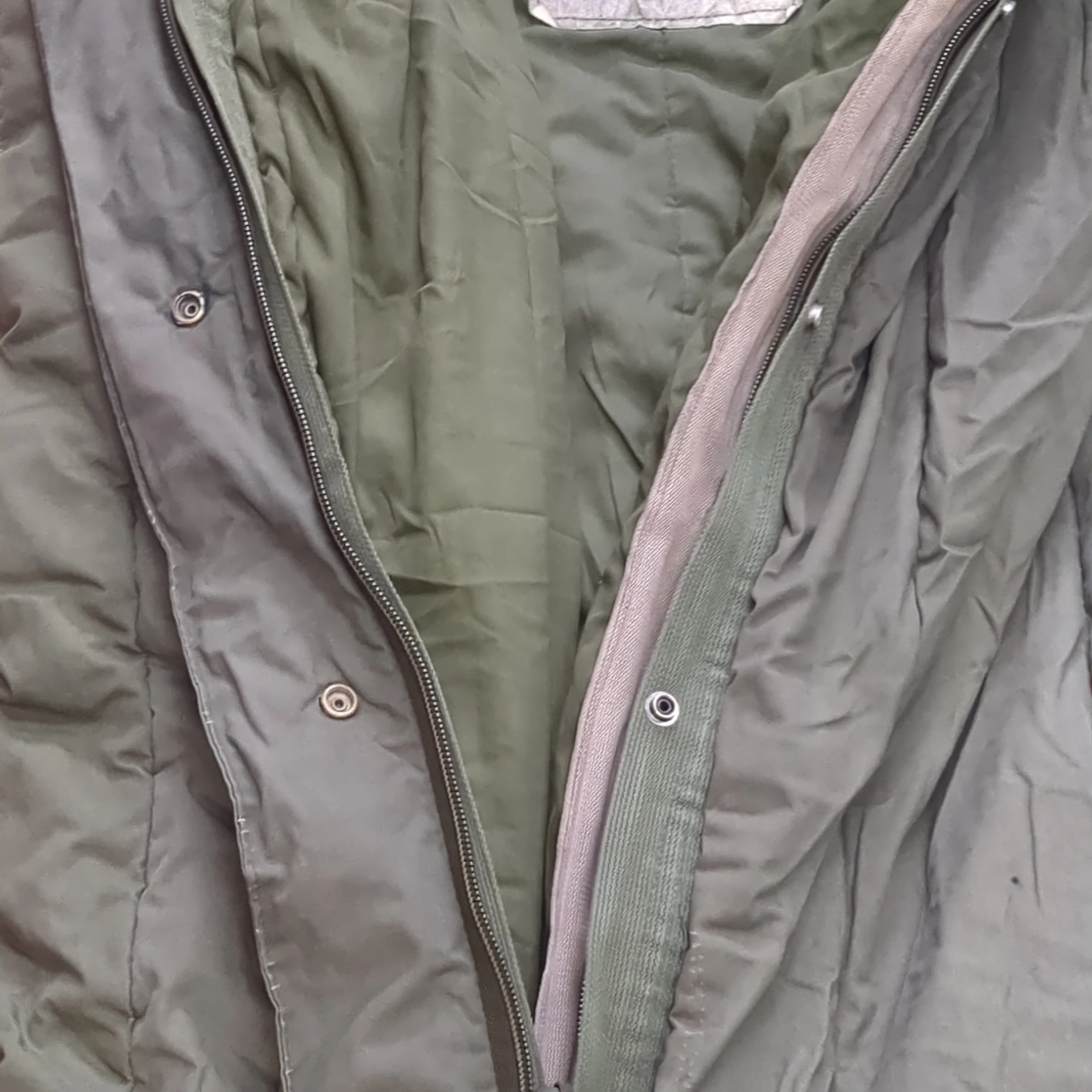 1980s USGI Intermediate Cold Weather Sleeping Bag Olive Green OD (15cc-AUG334)