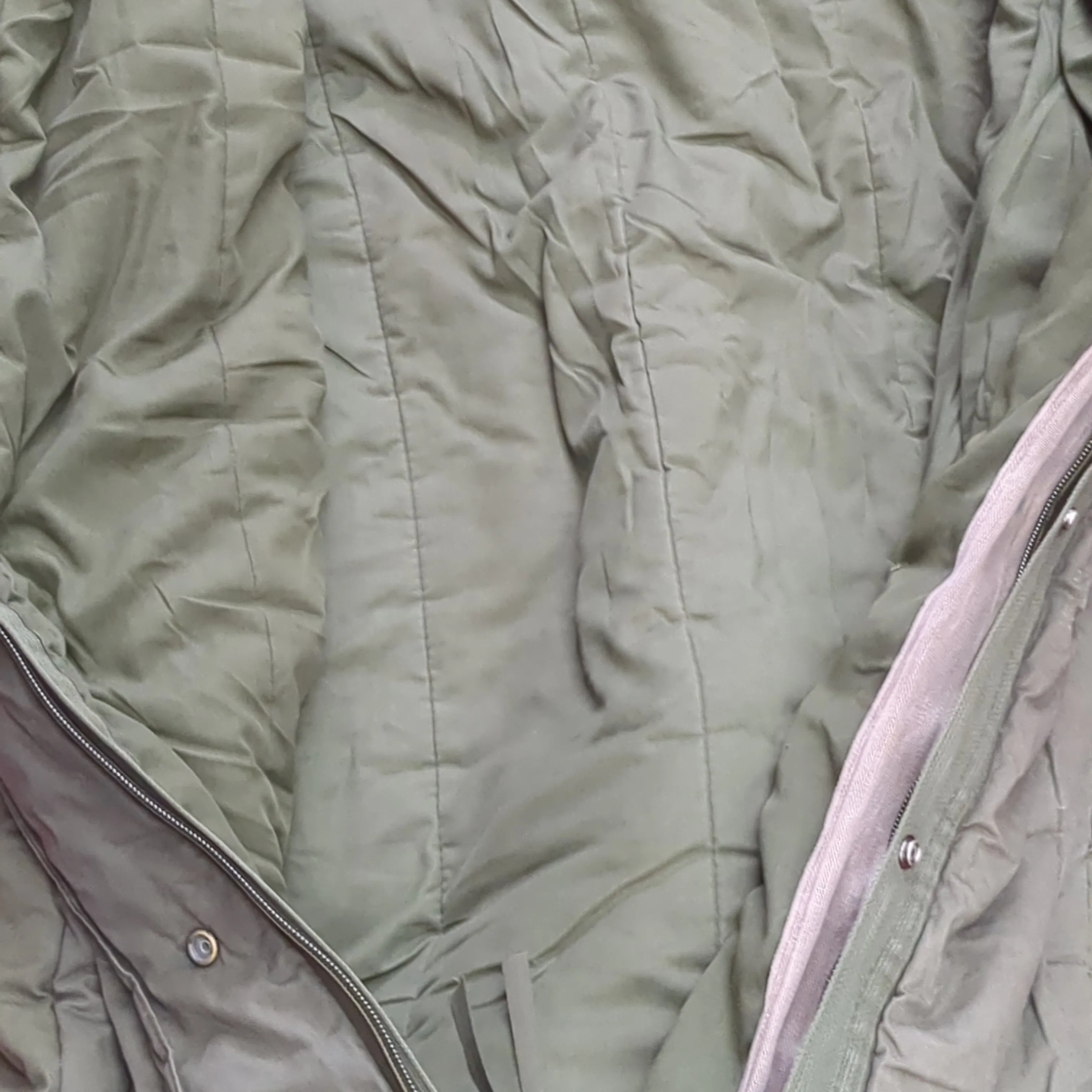 1980s USGI Intermediate Cold Weather Sleeping Bag Olive Green OD (15cc-AUG334)