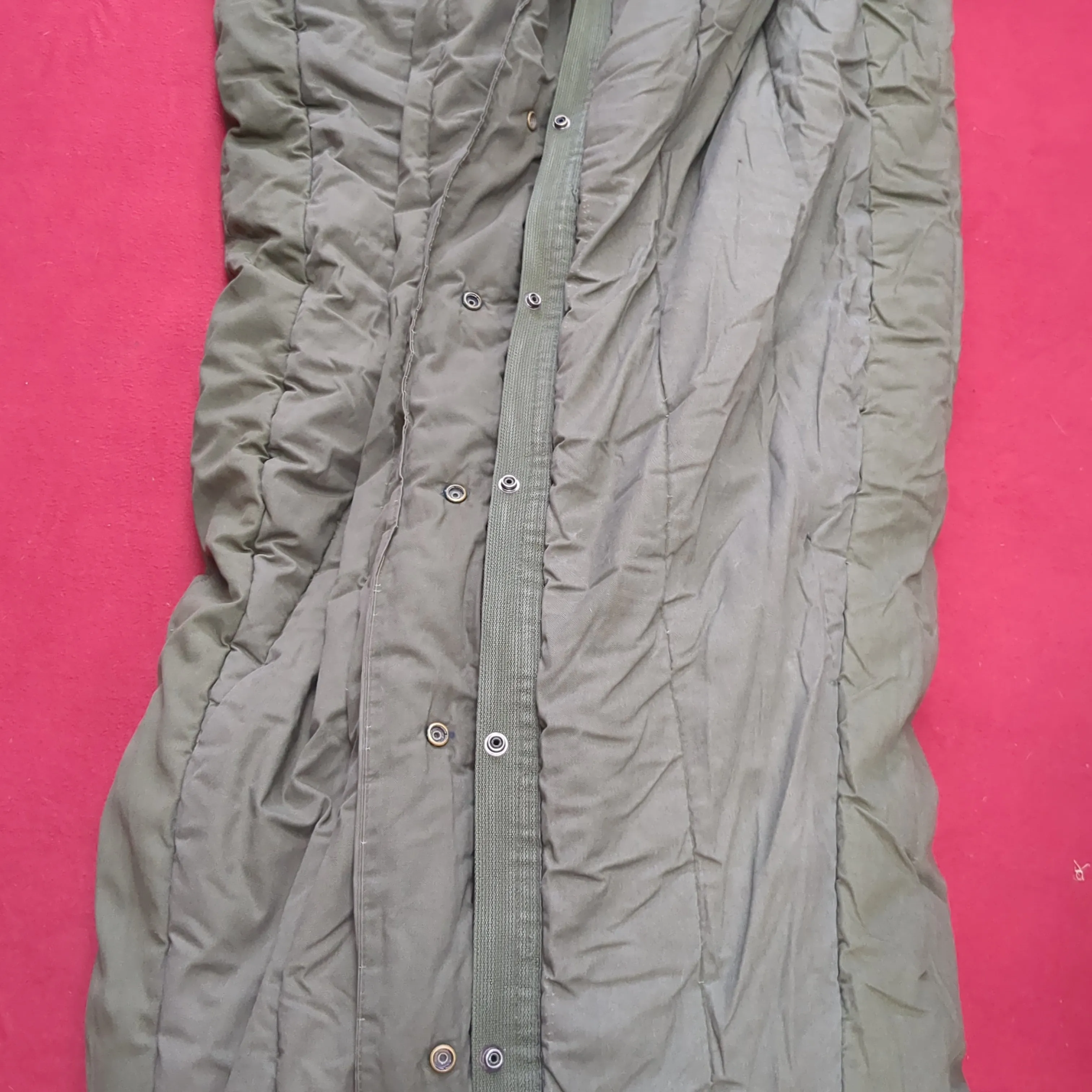 1980s USGI Intermediate Cold Weather Sleeping Bag Olive Green OD (15cc-AUG334)