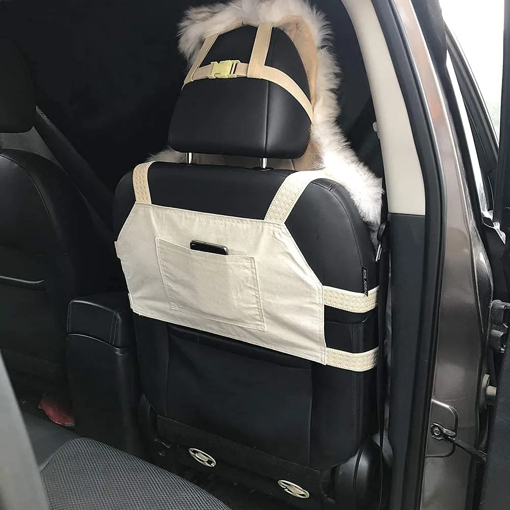 1Pc Faux Sheepskin Wool Fur Car Seat Cover for Cars SUV Trucks Universal Fit, Soft Plush Synthetic Wool Buck Fur Car Seat Cushions by FLMaples(Black)