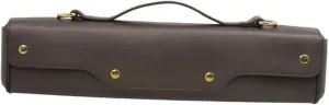 1Pc Portable Flute Case Bag Lightweight Flute Carry Bag with Shoulder Strap for Easy Transport Storage for Woodwind Instruments Coffee