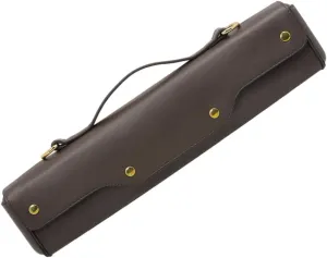 1Pc Portable Flute Case Lightweight Flute Carry Bag with Shoulder Strap Padded Storage for Woodwind Instruments Stylish Coffee Color for Adults Women and Men