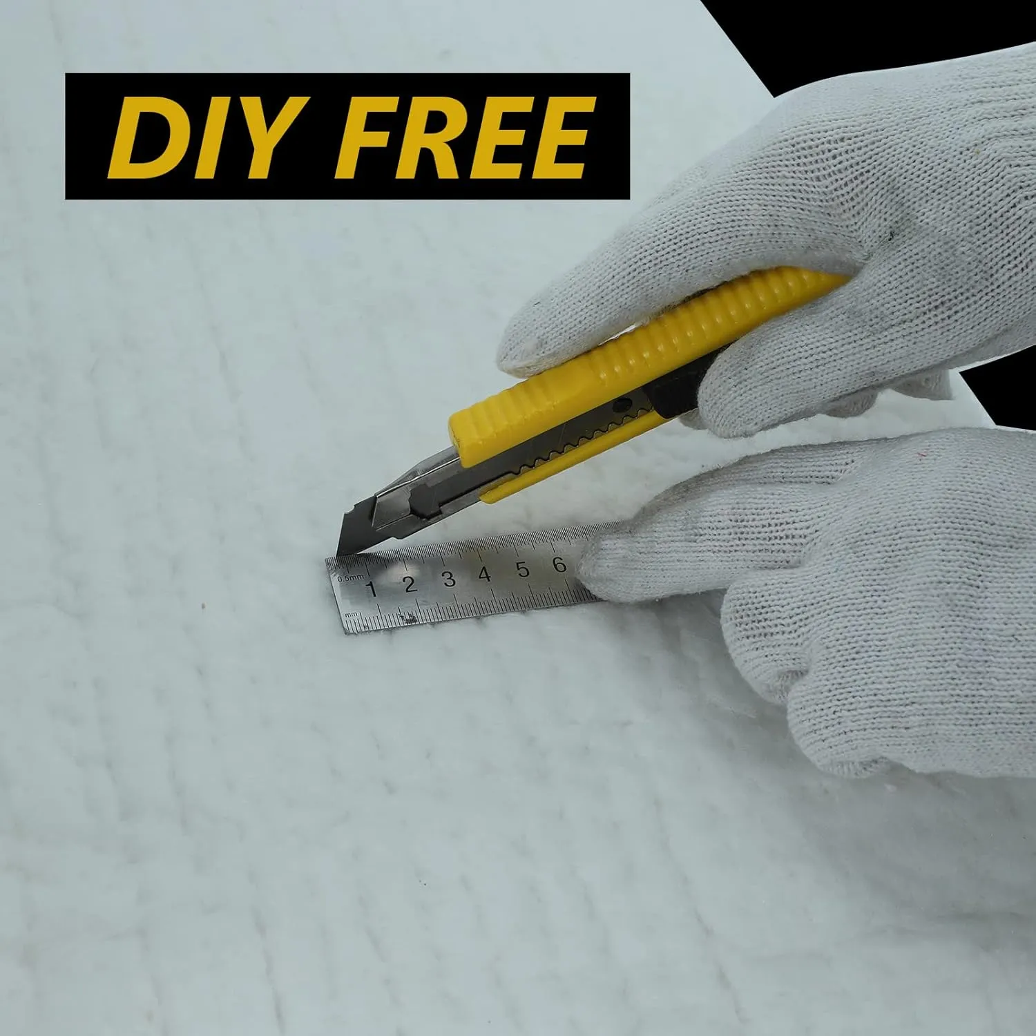 1"x24"x96",2400F Ceramic Fiber Fireproof Insulation Blanket, Applicable to Furnace, forging, kiln and Stove