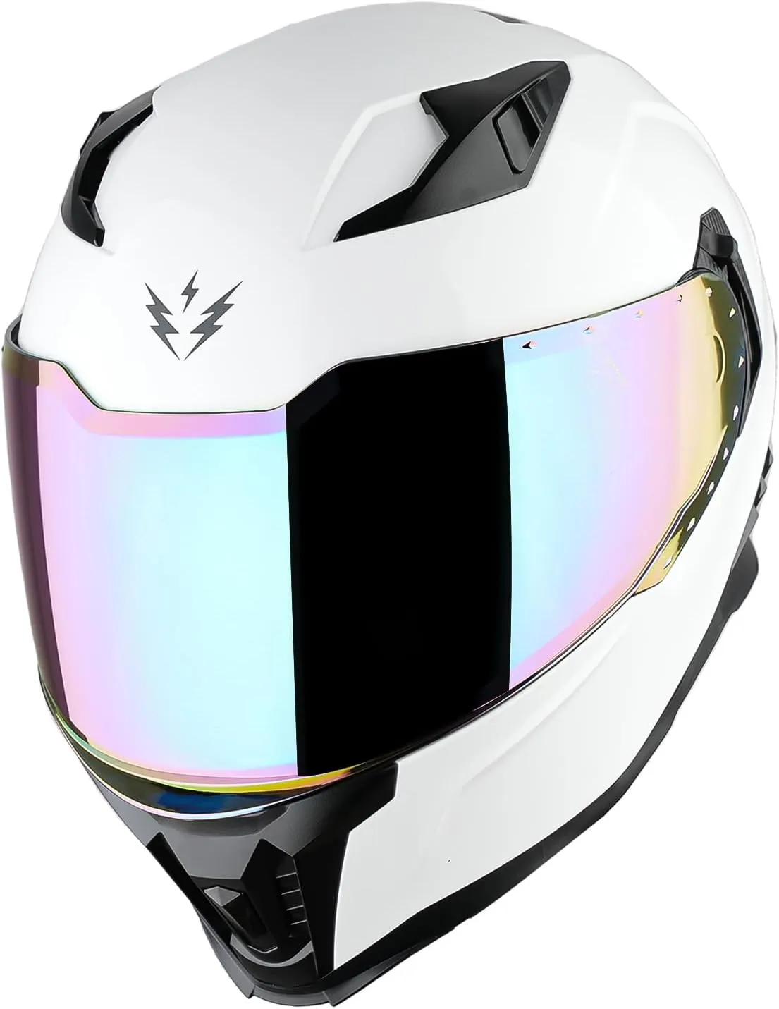 1Storm Motorcycle Full Face Helmet for Adults Men and Women Street Bike Racing Helmet DOT Approved with one Extra Clear Shield