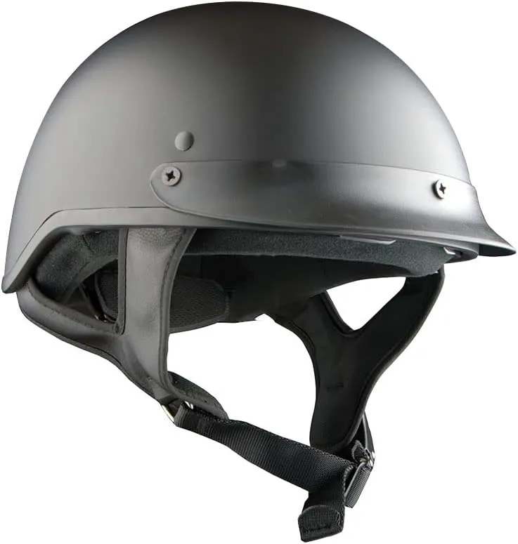 1Storm Motorcycle Half Face Helmet Mopeds Scooter Pilot with Retractable Inner Smoked Visor