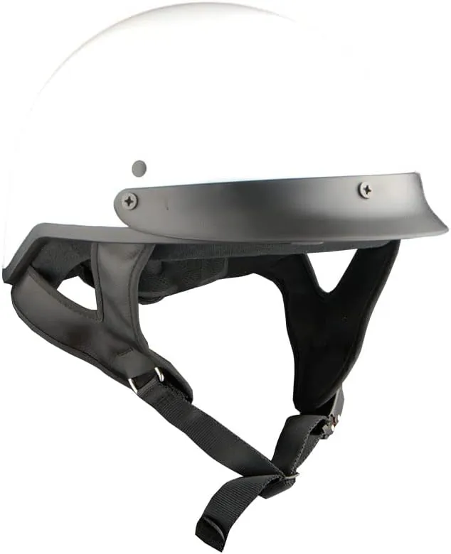 1Storm Motorcycle Half Face Helmet Mopeds Scooter Pilot with Retractable Inner Smoked Visor