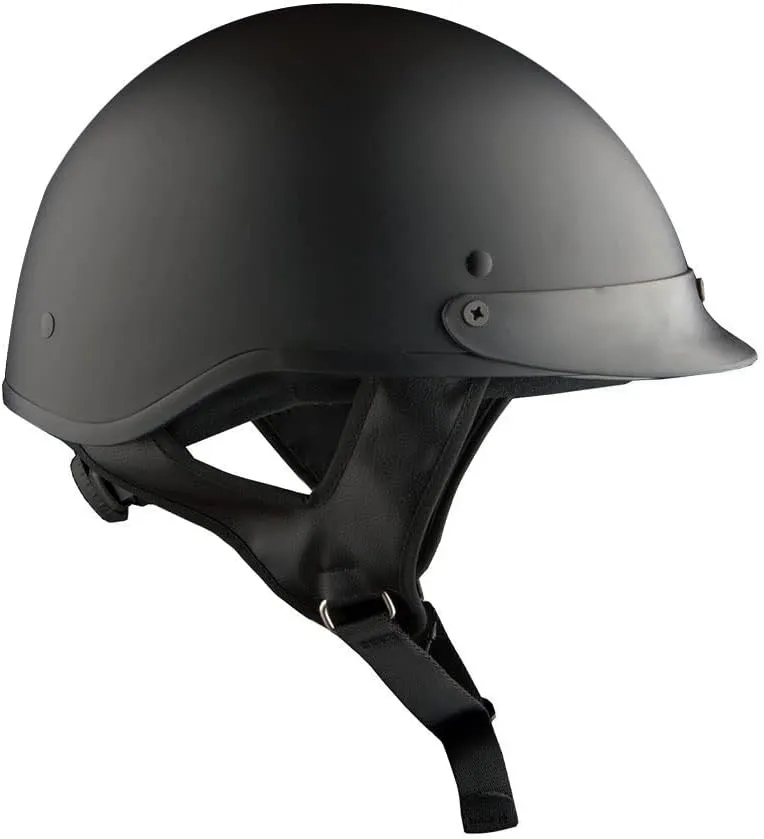1Storm Motorcycle Half Face Helmet Mopeds Scooter Pilot with Retractable Inner Smoked Visor