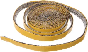 200cm Roll Fiberglass Stove Gasket Flat Self-Adhesive Firewood Stove Door Seal High Temp Replacement for Fireplace