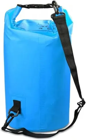 2L/5L/10L/15L/20L/30L Waterproof Dry Bag, Roll Top Dry Compression Sack, Keep Gear Dry Clean, for Kayaking, Beach, Rafting, Boating (Color : Blue, Size : 20L)