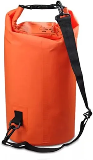 2L/5L/10L/15L/20L/30L Waterproof Dry Bag, Roll Top Dry Compression Sack, Keep Gear Dry Clean, for Kayaking, Beach, Rafting, Boating (Color : Orange, Size : 10L)