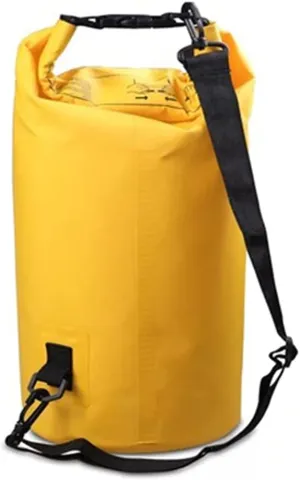 2L/5L/10L/15L/20L/30L Waterproof Dry Bag, Roll Top Dry Compression Sack, Keep Gear Dry Clean, for Kayaking, Beach, Rafting, Boating (Color : Yellow, Size : 30L)