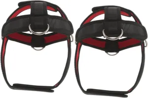2Pcs Adjustable Neck and Head Training Harness Padded Neck Weight Lifting Harness for Strength and Resistance Training Neck Muscle Builder Durable Design