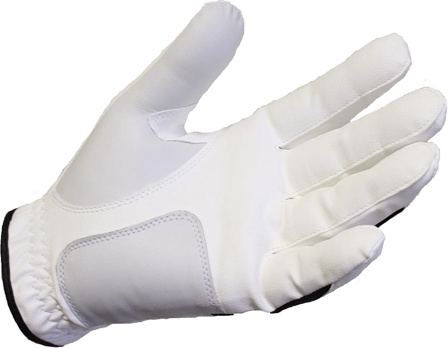 3-Pack Men's All Weather Synthetic and Cabretta Leather Golf Gloves for Right Handed Golfers (Worn on The Left Hand)