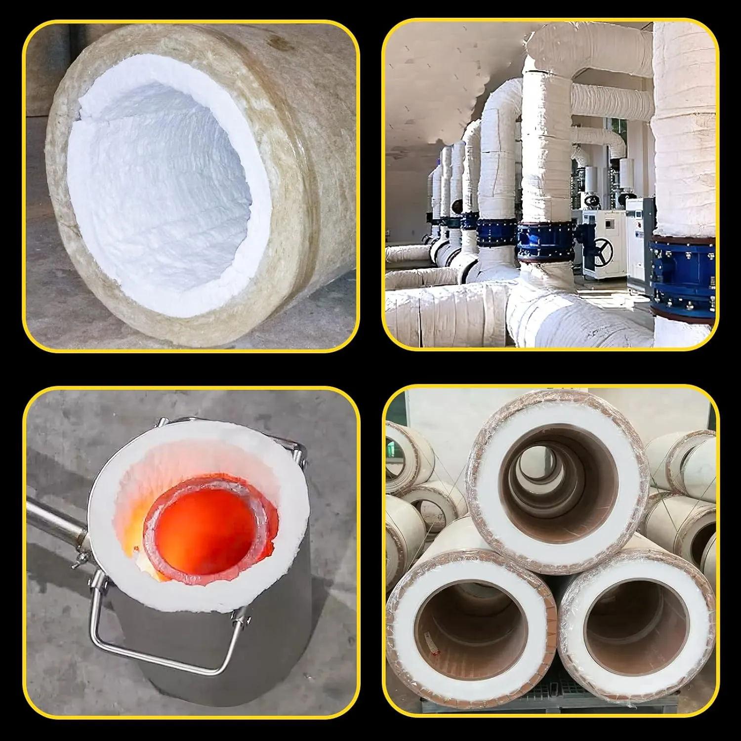 32" x24" x1" (Thick) Ceramic Fiber Blanket Fireproof Insulation Baffle Rated to 2400F, High-Temperature Resistance for Oven Stoves, Kilns, Forges