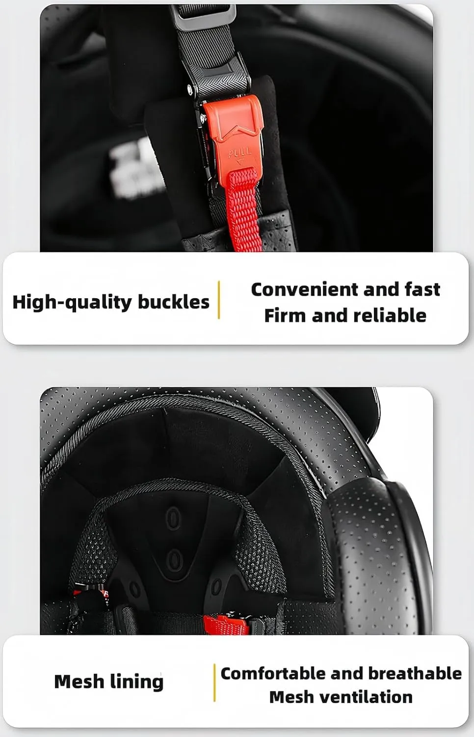 3/4 Motorcycle Helmet DOT-Certified Brain-Cap Open Motorcycle Helmet with Sun Visor Half Shell Helmet Half Helmets Protective Helmet for Men Women