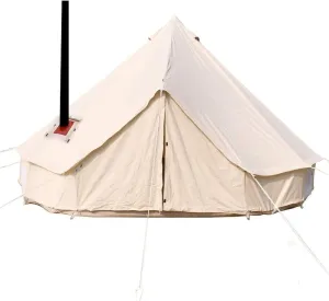 4 Seasons Waterproof Cotton Canvas Bell Tent with Stove Hole for Outdoor Camping Hiking Octopus Feet