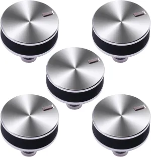 5 Pack Gas Stove Knob Replace for WB03X24360 Compatible with ge Monogram Gas Cooktop Replaces GE Monogram Stove Knobs WB03T10259, AP5980302,4179424,AP5980302, EAP11700818