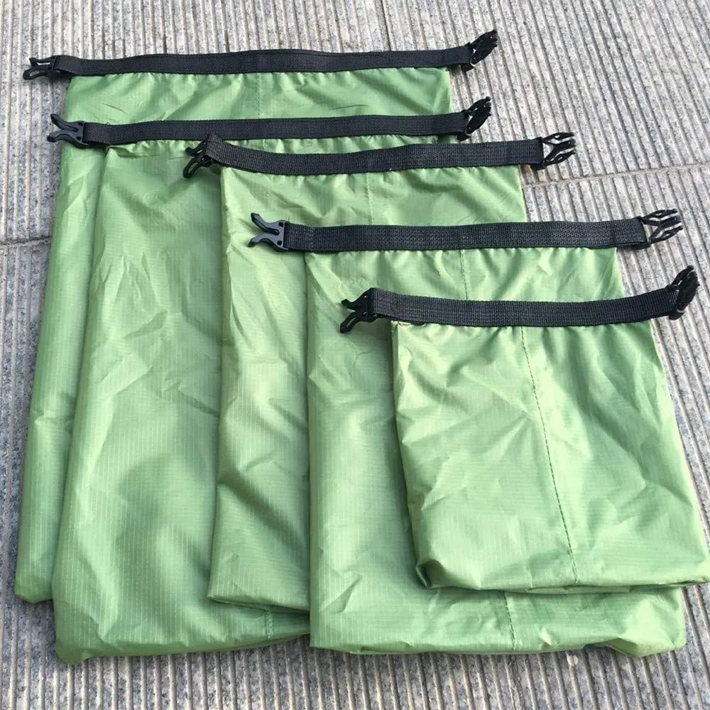 5 Pack Safe & Dry Bag with Water Resistant, Ultralight 1.5L-6L Dry Sack Packing Waterproof Storage Bags for Kayaking, Camping, Boating, Floating and Outdoor Surviva