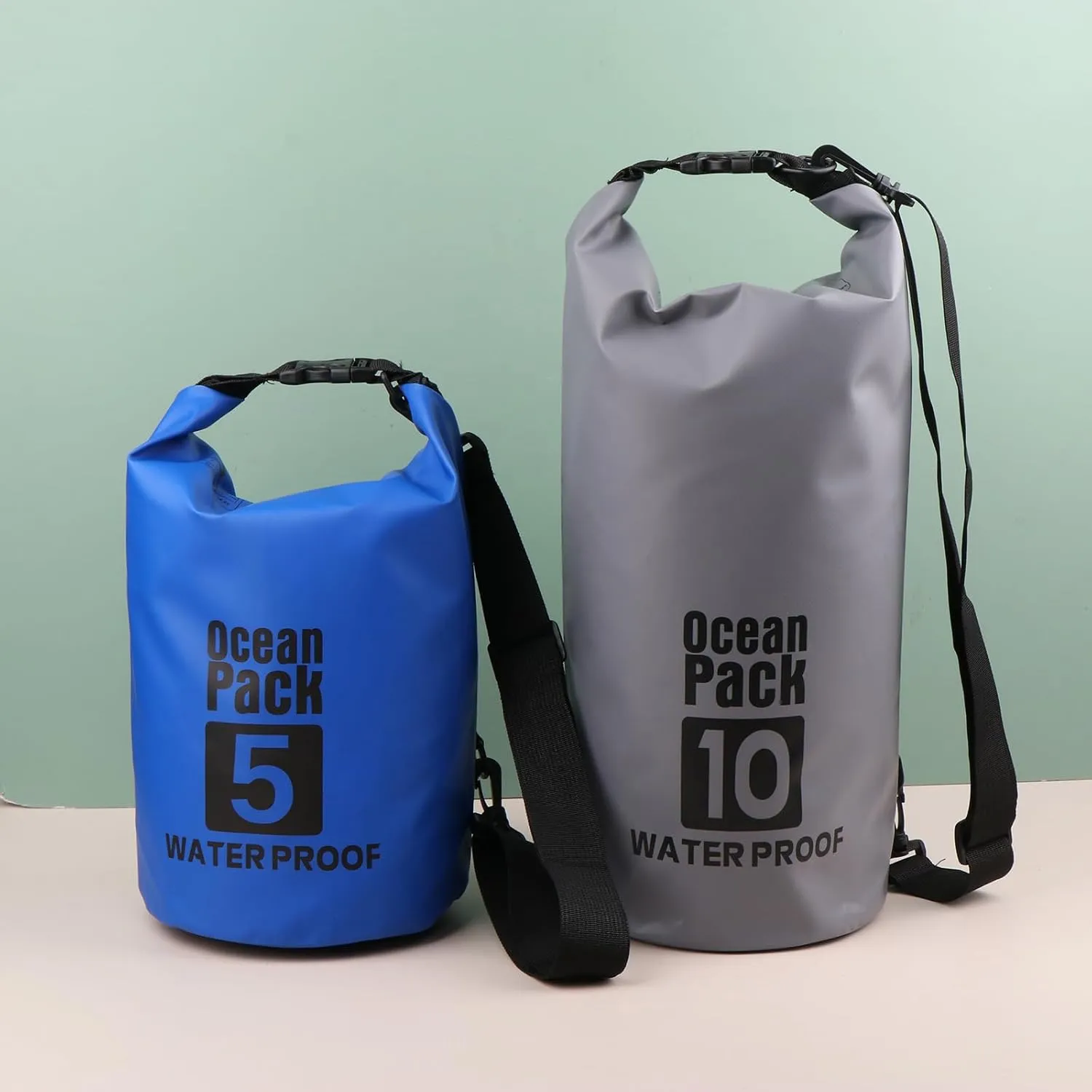 5/10L Drifting Rafting Bag, Waterproof Dry Bag, Lightweight Swiming Pack Beach Storage Pouch, Kayaking Diving Floating Water Sack