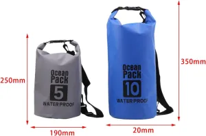5/10L Drifting Rafting Bag, Waterproof Dry Bag, Lightweight Swiming Pack Beach Storage Pouch, Kayaking Diving Floating Water Sack