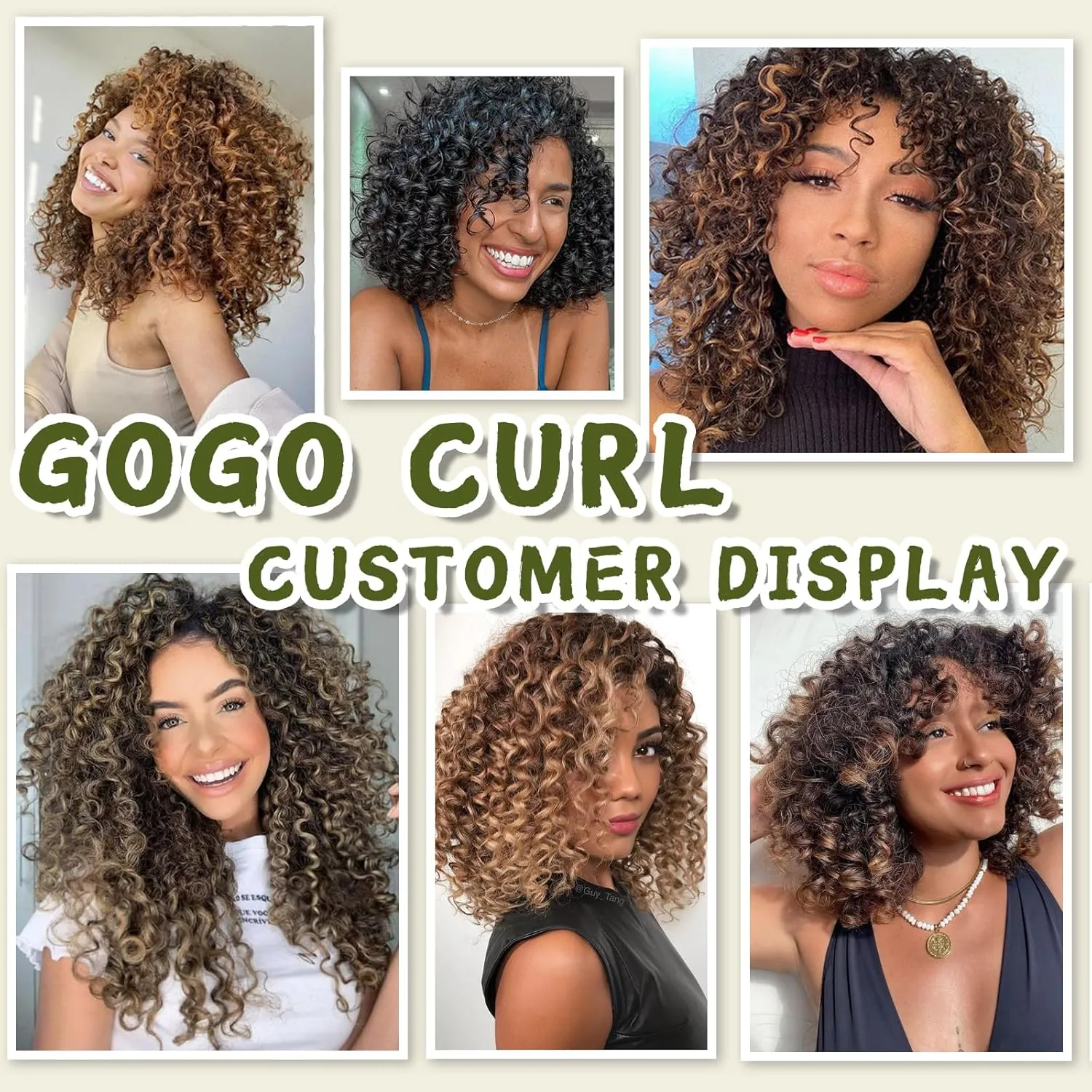 7 Packs Curly Crochet Hair for Black Women 10 Inch GOGO Curl Deep Ocean Water Wave Crochet Hair Synthetic Bohemian Beach Curl Crochet Braids Braiding Hair (10 inch, 4/30#)