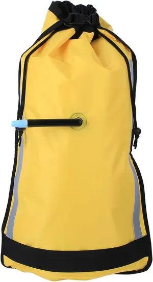 72.5x38cm/28.5x15in Floating Waterproof Dry Bag, Nylon Rescue Inflatable Paddle Float Floating Bag Roll Top Sack Keeps Gear Dry