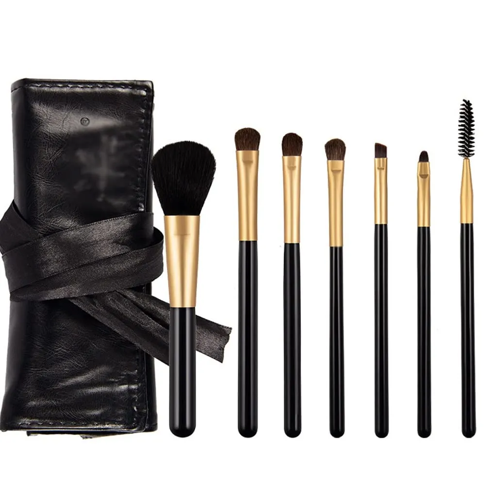 7Pcs Makeup Brushes Set Professional Brush Make Up Foundation EyeShadow Eyelashes Lip Concealer Powder Cosmetics Kit Tools