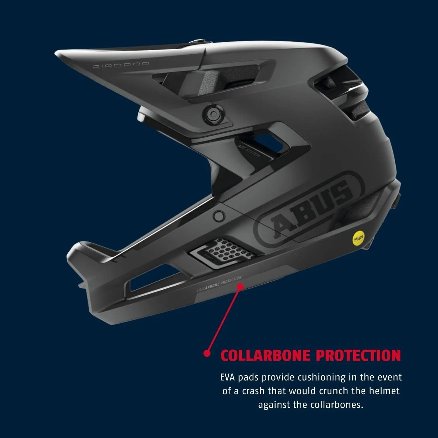 ABUS AirDrop MIPS Adult Mountain Bike Helmet, CPSC Certified