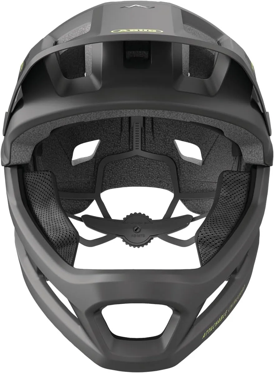 ABUS YouDrop Youth Mountain Bike Helmet - Bicyle Safety Certified, Removable Chin Guard, Designed for Kids