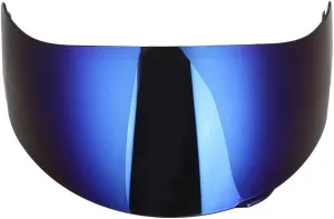 Acouto powersports helmet, Helmet Visor Motorcycle Wind Helmet Lens Helmet Anti-Fog Full Face Motorcycle Helmet Visor Lens Windshield Replacement Fit for AGV K3SV K5(blue)