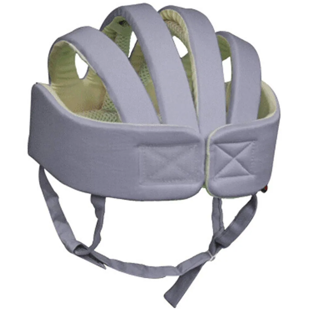 Adjustable Baby Head Protector, Baby Helmets for Crawling Walking Lightweight Safety Baby Helmet Jumping Running Breathable Hat Infant Essentials Toddler Helmets 6-24 Months (Gray)