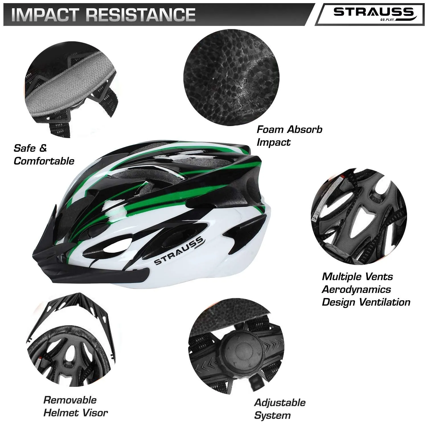 Adjustable Cycling Helmet |Lightweight Bicycle Helmet for Boy & Girl (Pack of 2)
