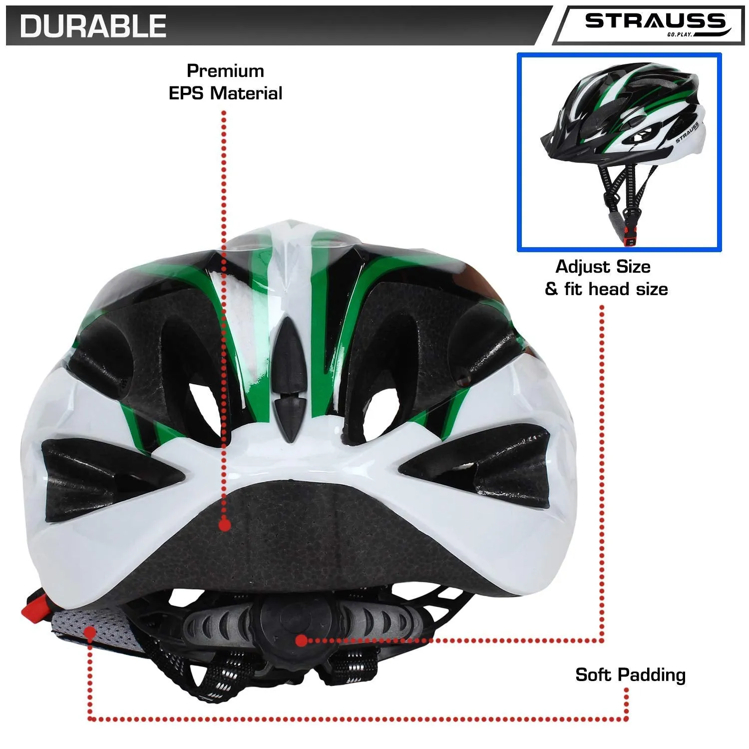 Adjustable Cycling Helmet |Lightweight Bicycle Helmet for Boy & Girl (Pack of 2)