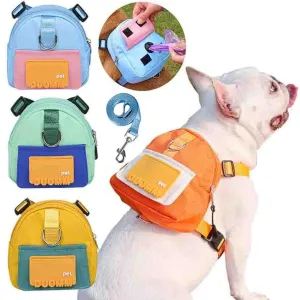Adjustable Harness French Bulldog Backpack