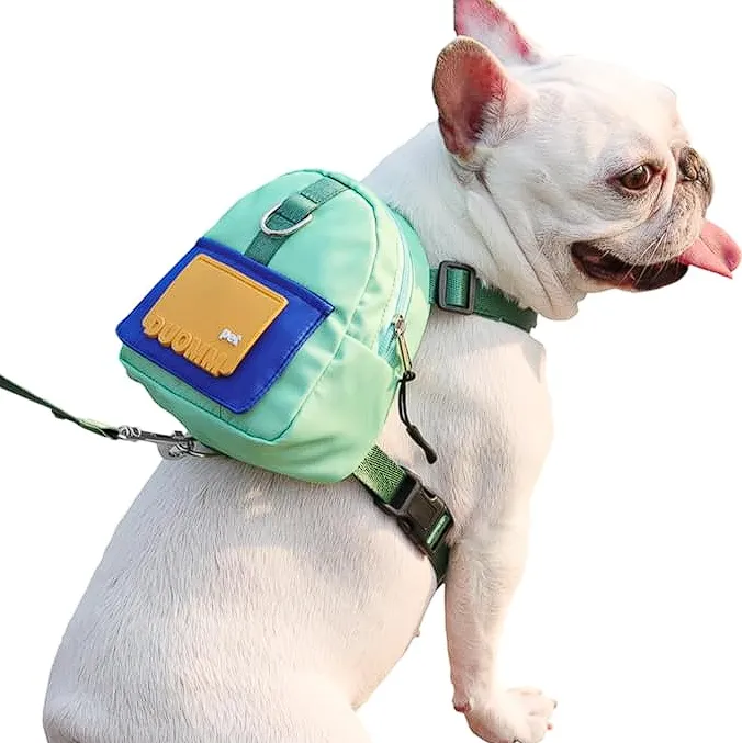 Adjustable Harness French Bulldog Backpack