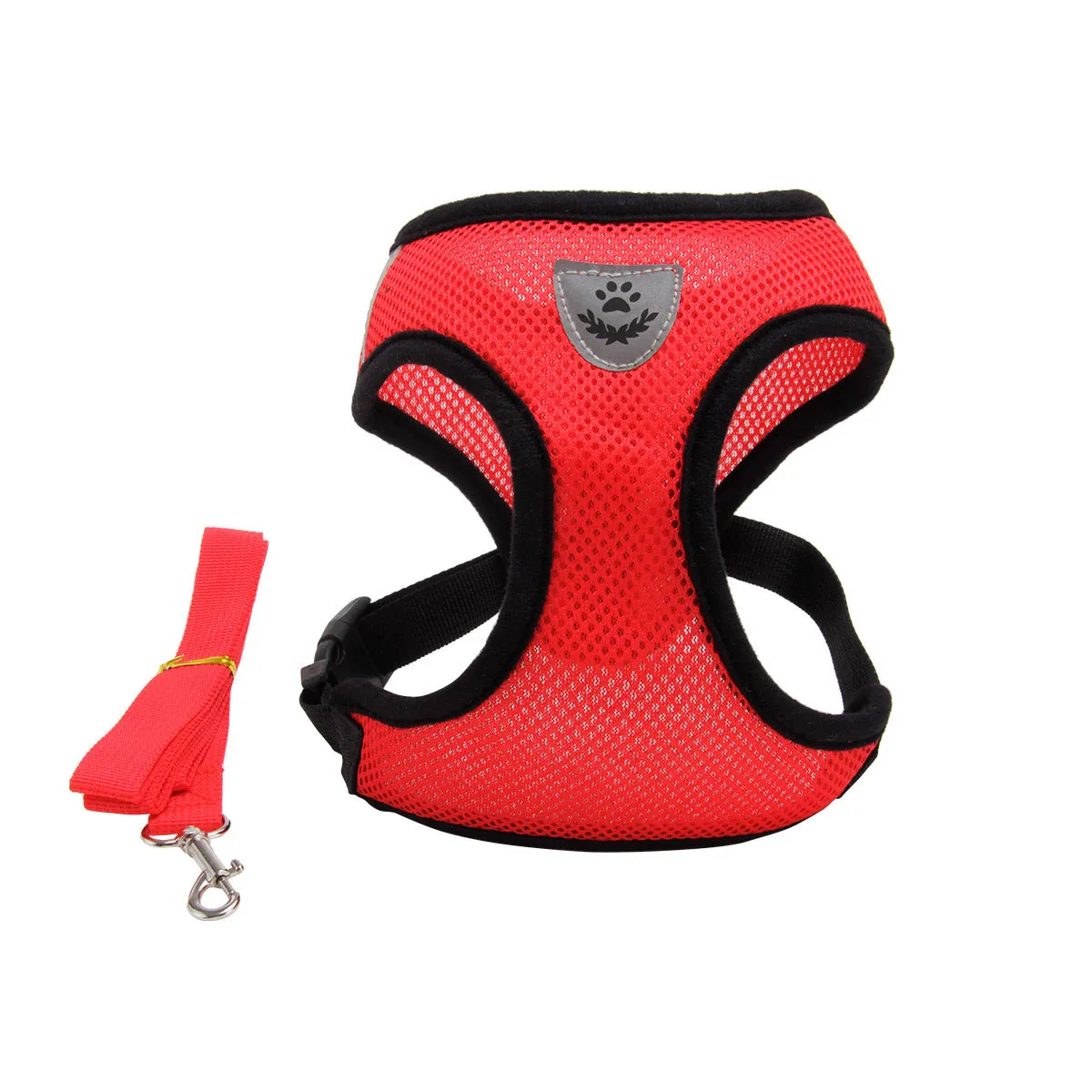 Adjustable Mesh Dog Harness with Leash