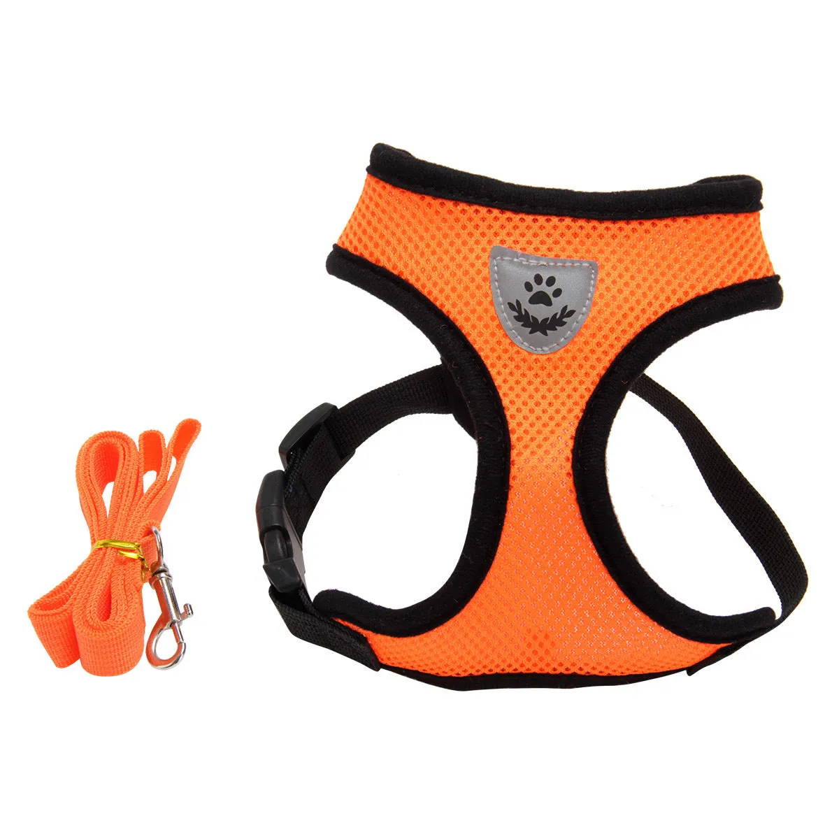 Adjustable Mesh Dog Harness with Leash