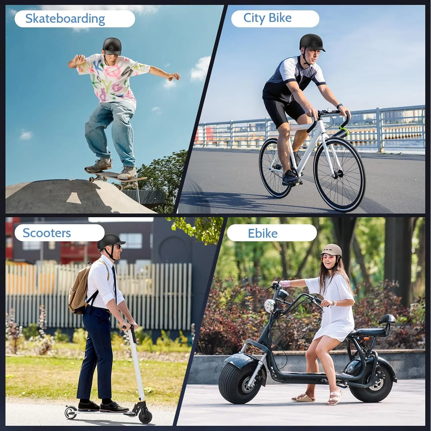 Adult Bike Helmet for Men Women,Adjustable Cycling Helmet for Adults,Lightweight Breathable Cycling Helmet for Commuting, Road Biking, Skating,Scooter Multicolor Available