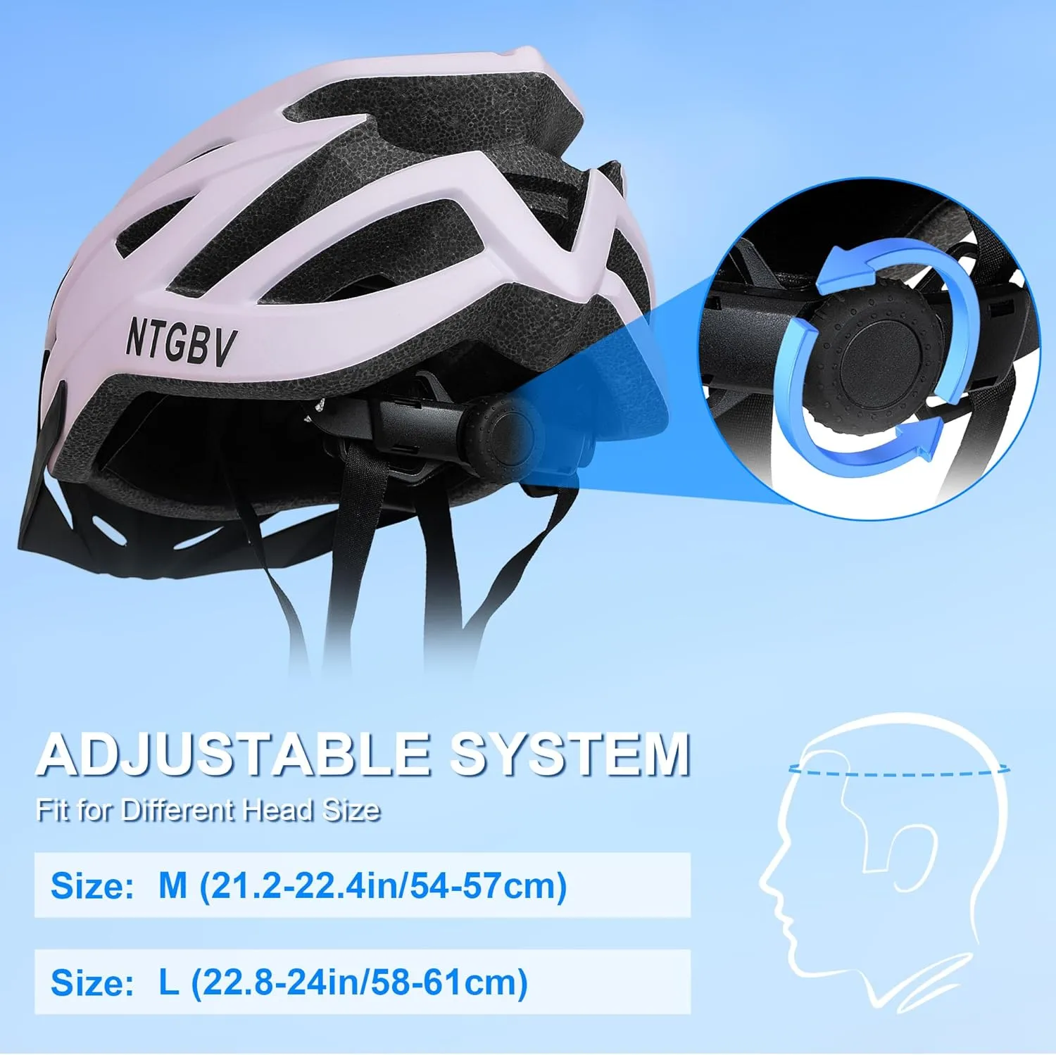 Adult Bike Helmet for Men/Women with Helmet Bag 2 Removable Moisture-Wicking Liners & Visors Lightweight Shockproof Adjustable Design CPSC 1203 & EN 1078 Safety Certified for Road/Commute/MTB