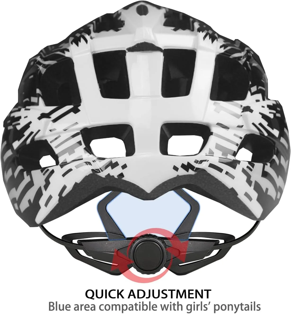 Adult Bike Helmet Men and Women Bicycle Helmet Removable Visor Adjustable Cycling Helmet Suggested Fit 56 to 62cm for Mountain & Road with CPSC Safety-Certified