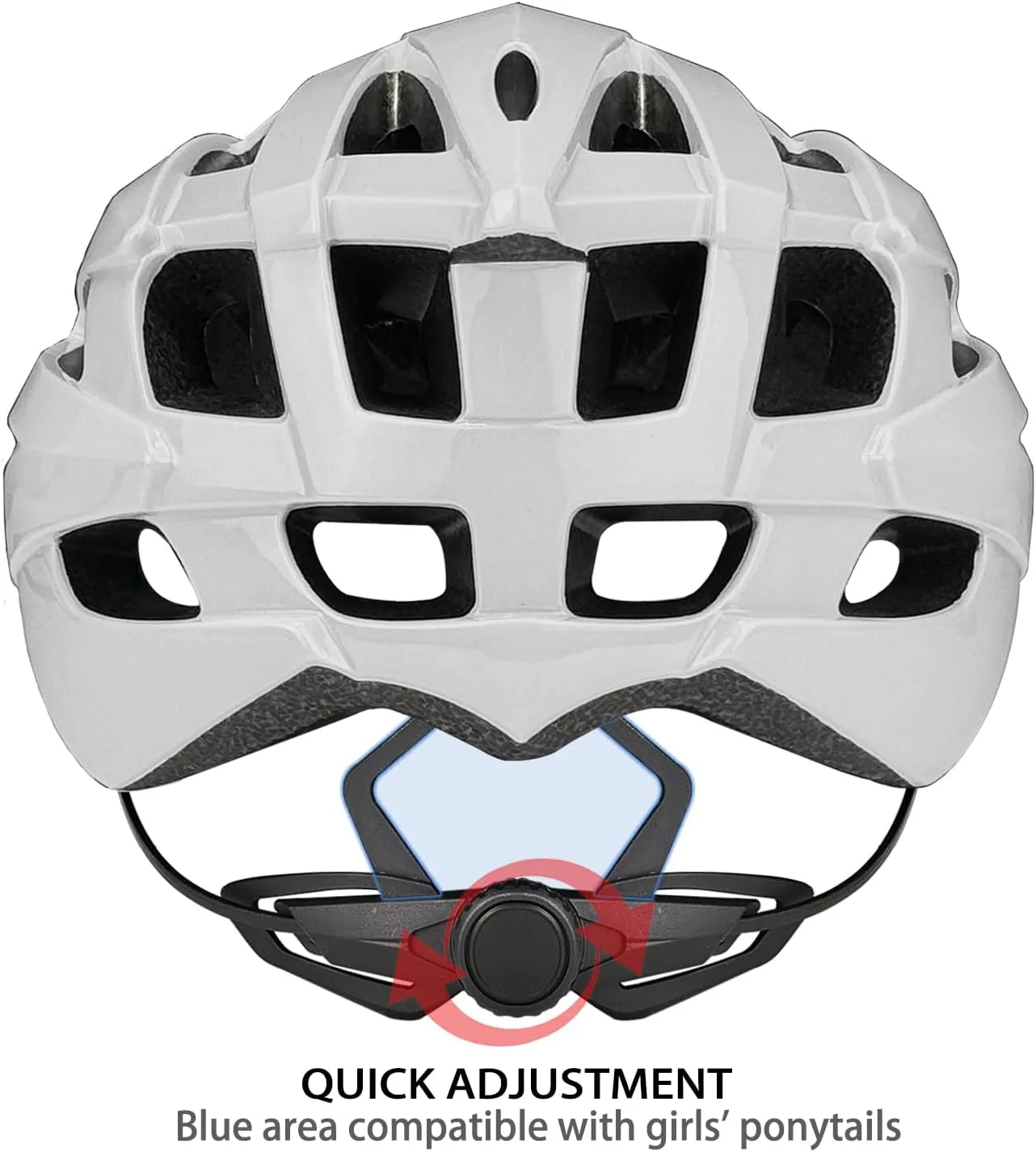 Adult Bike Helmet Men and Women Bicycle Helmet Removable Visor Adjustable Cycling Helmet Suggested Fit 56 to 62cm for Mountain & Road with CPSC Safety-Certified