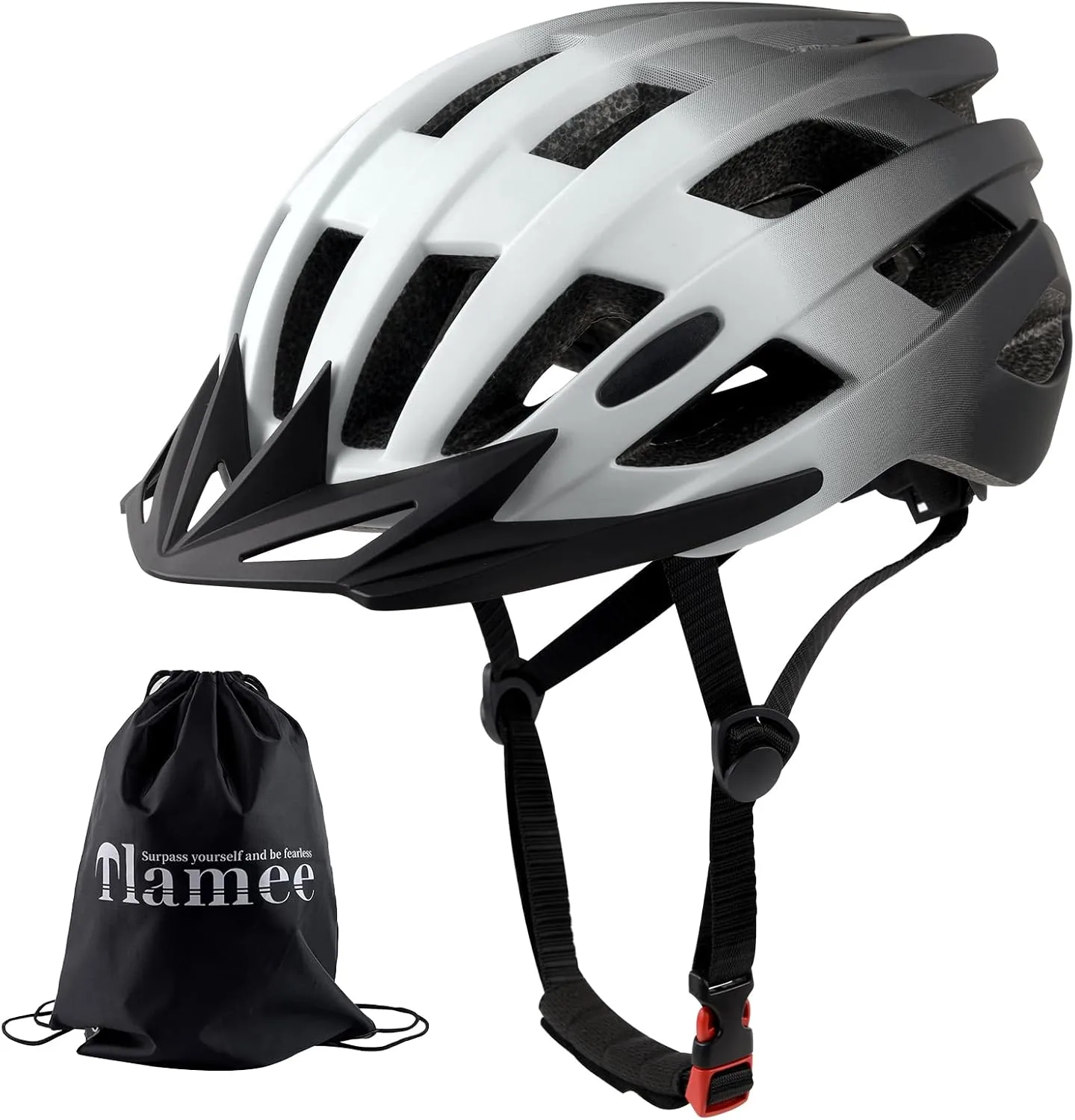 Adult Bike Helmets, Adjustable Mens Womens Bicycle Helmet, Lightweight Road Mountain Cycling Safety Sports Helmets with Detachable Visor