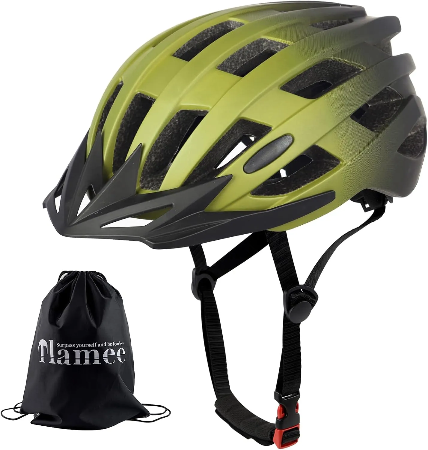 Adult Bike Helmets, Adjustable Mens Womens Bicycle Helmet, Lightweight Road Mountain Cycling Safety Sports Helmets with Detachable Visor