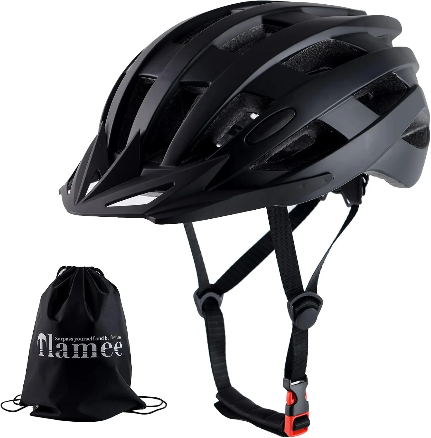 Adult Bike Helmets, Adjustable Mens Womens Bicycle Helmet, Lightweight Road Mountain Cycling Safety Sports Helmets with Detachable Visor