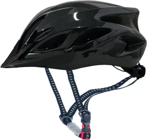 Adult Cycling Bike Helmet, Lightweight and Adjustable with Pads&Visor for Men and Women,Premium Quality Airflow Unisex Bike Helmet,Suggested Fit 57-62 cm (All Black)