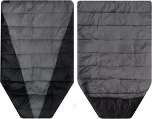 Adventure Top Quilt, The Sleeping Un-Bag and Hammock Camping Top Quilt (Black/Gray)
